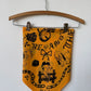 Hand Printed 69 tearz X Le Puzz Gold Bandana