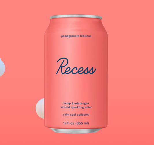 Recess - sparkling water infused adaptogens for calm & clarity