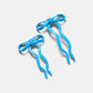 CHUNKS - Bow Hairpin in Small Blue