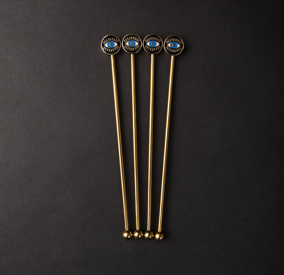 Evil Eye Cocktail Stirrers