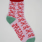 Nettle Studios - Women’s Cotton Ankle Socks - Lavender Bows