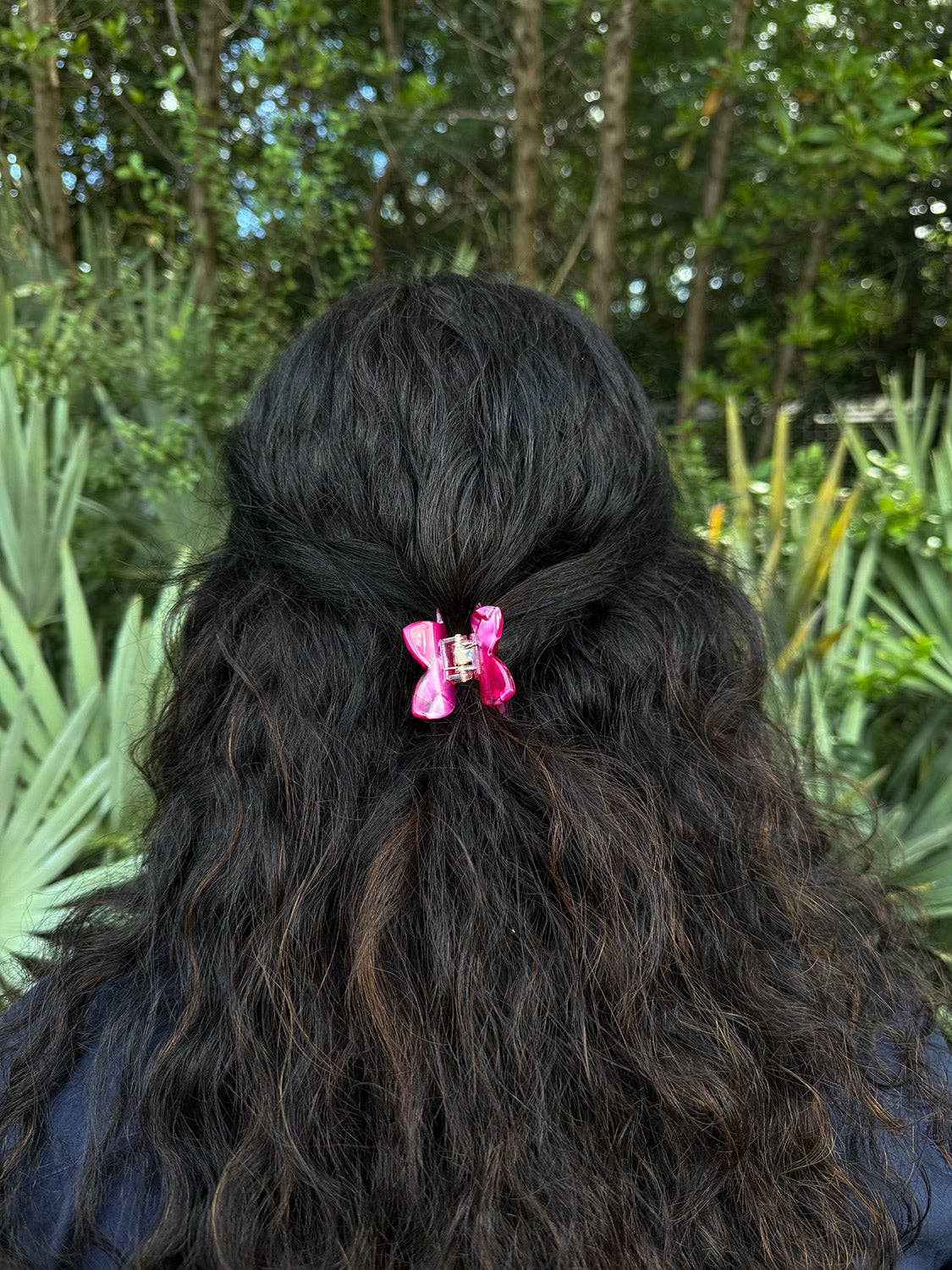 Paulina Otero - Orchid Hair-Claw in Fuscia: Big