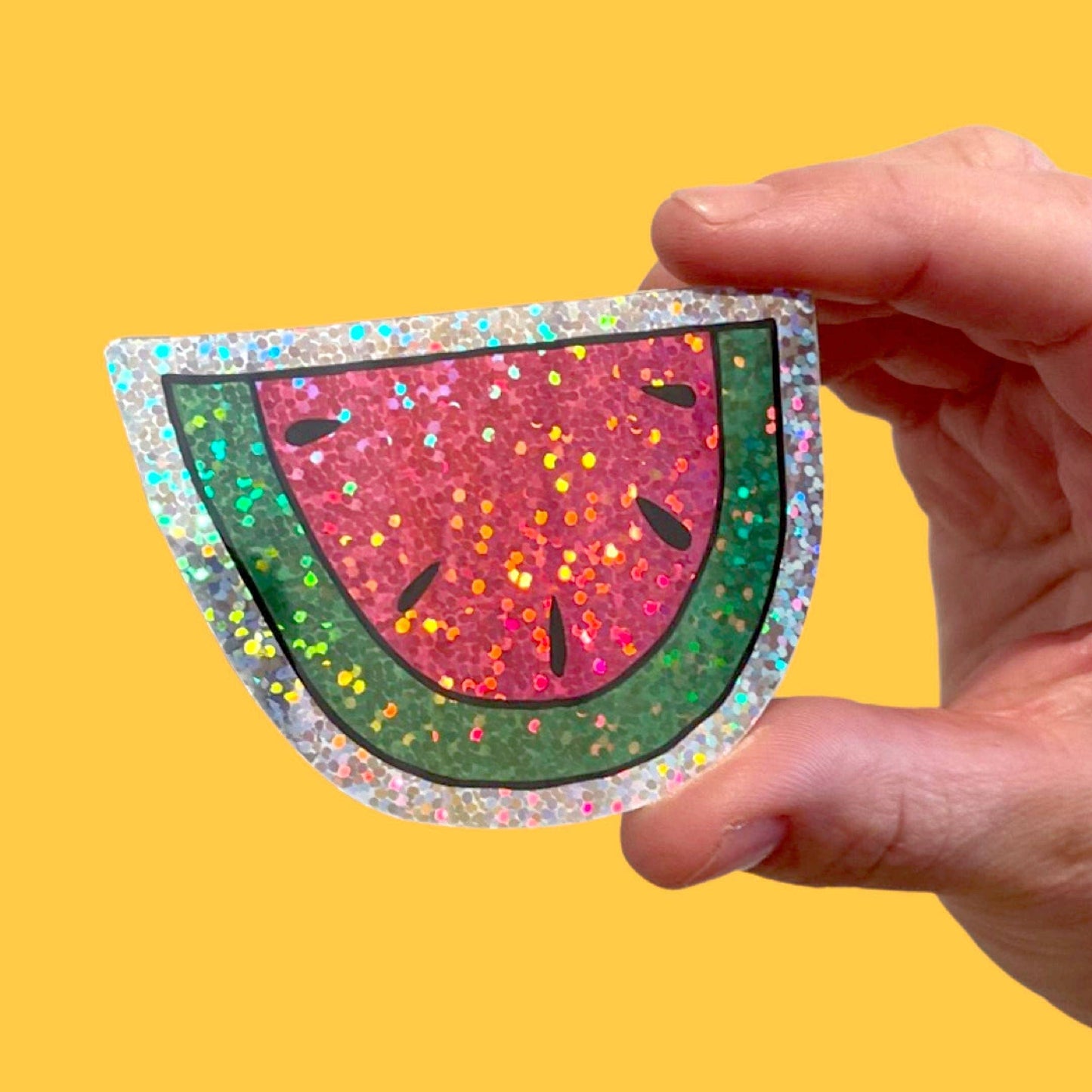 Jenny Lemons - Glitter Watermelon Sticker