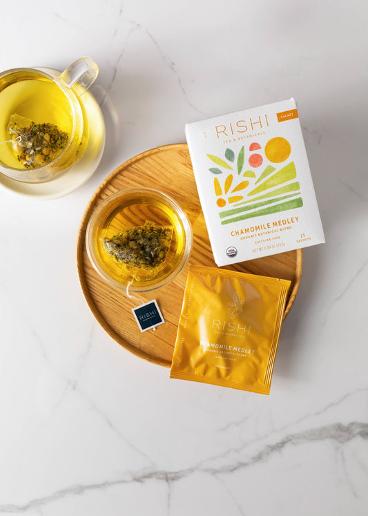 Rishi Tea & Botanicals - Chamomile Medley Organic Herbal Tea Sachets