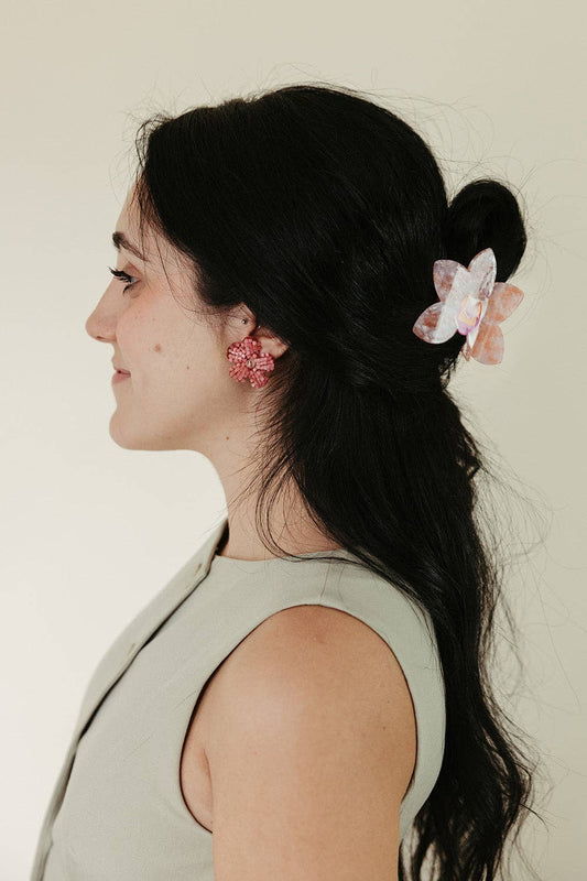 Paulina Otero - Orchid Hair-Claw in Pink: Big