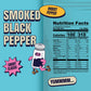 Louisville Vegan Jerky Co. - Vegan & Plant Based Smoked Black Pepper Jerky 3 oz: Single bag