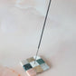 BOTANICA - Marble Checks Incense Holder: Pink + White Marble Check