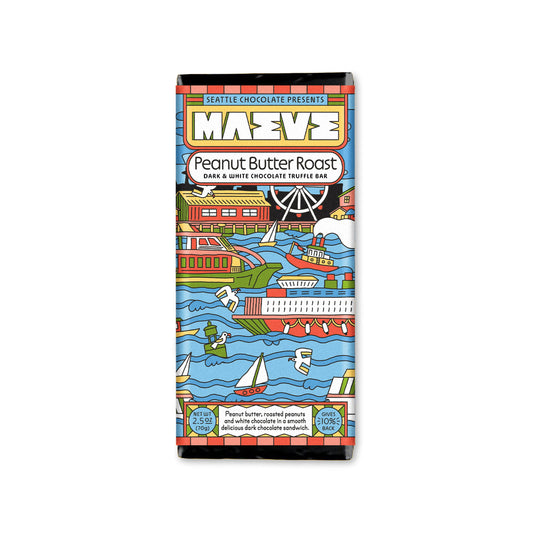 Seattle Chocolate Presents Maeve - Peanut Butter Roast Truffle Bar