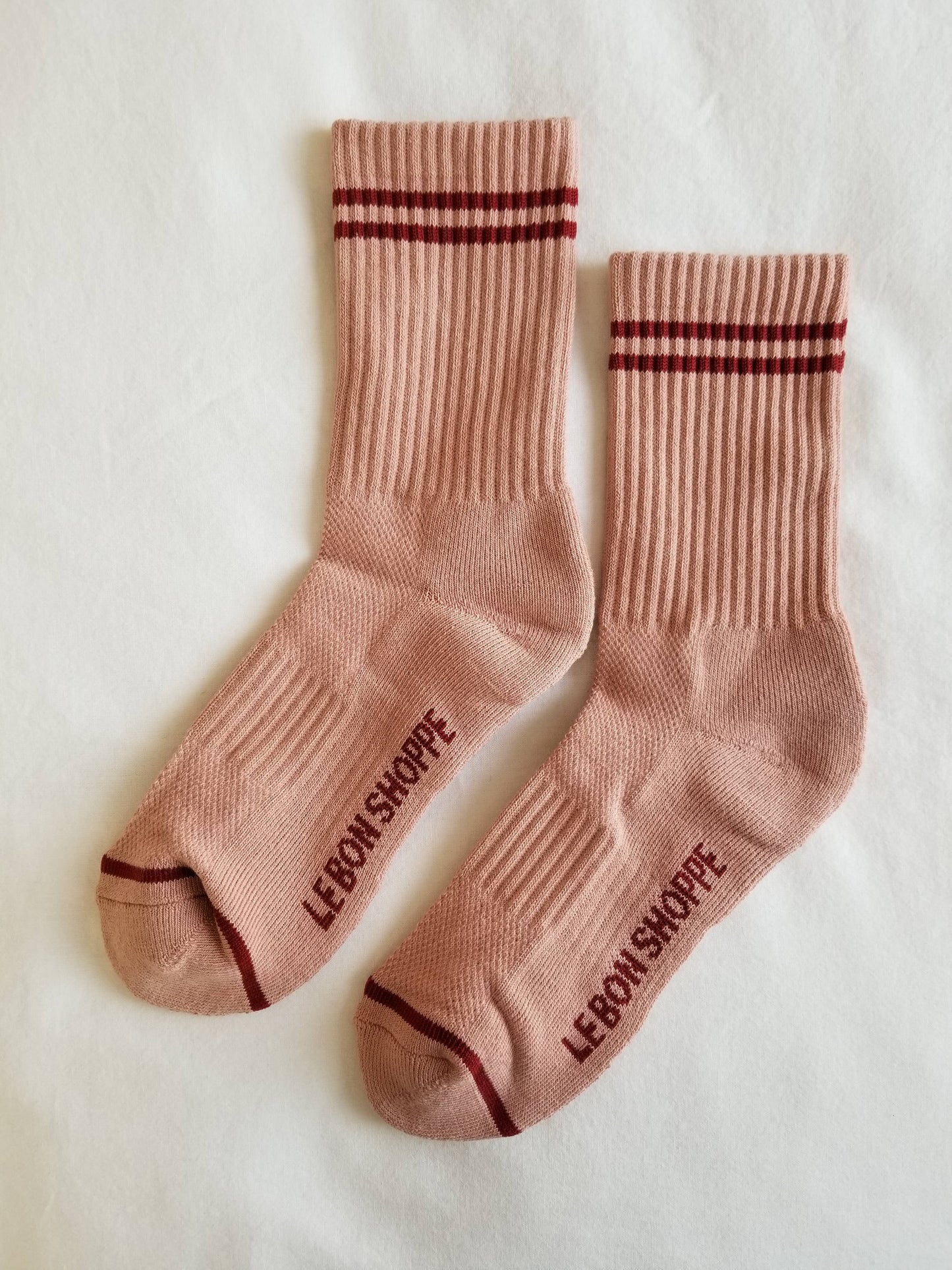 Le Bon Shoppe - Boyfriend Socks: Biscotti