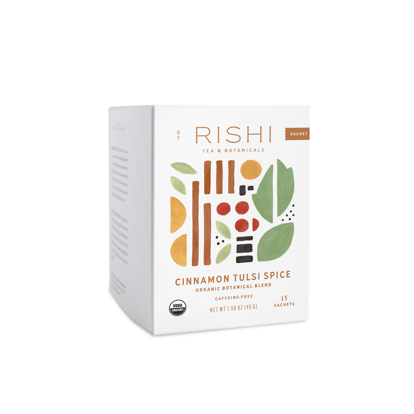 Rishi Tea & Botanicals - Cinnamon Tulsi Spice Organic Herbal Tea Sachets