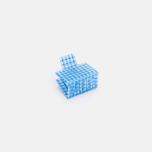 CHUNKS - Midi Box Claw in Blue Lattice