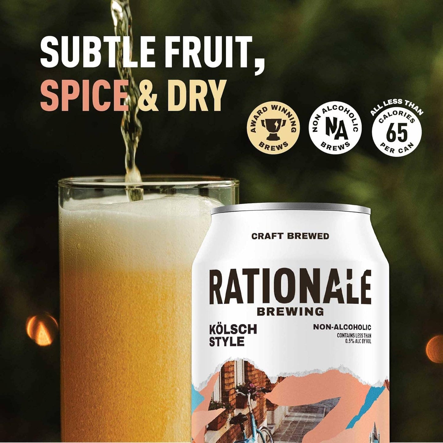 RationAle Brewing - Kölsch Style - Non-Alcoholic Craft Brew - RationAle