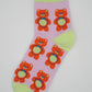 Nettle Studios - Women’s Cotton Ankle Socks - Cinnamon Bears