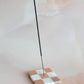 BOTANICA - Marble Checks Incense Holder: Rainbow Marble Check