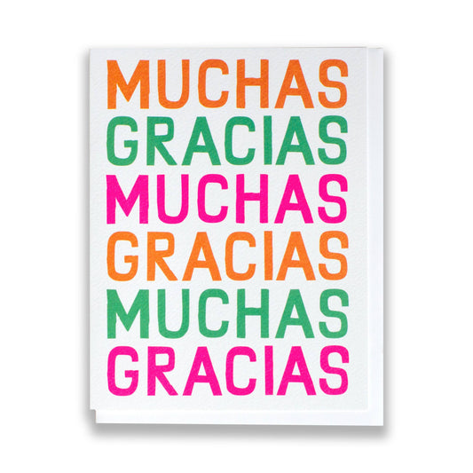 Banquet Workshop - Muchas Gracias Note Card