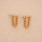 Paulina Otero - Clear Zirconia Baguette Ear Jackets
