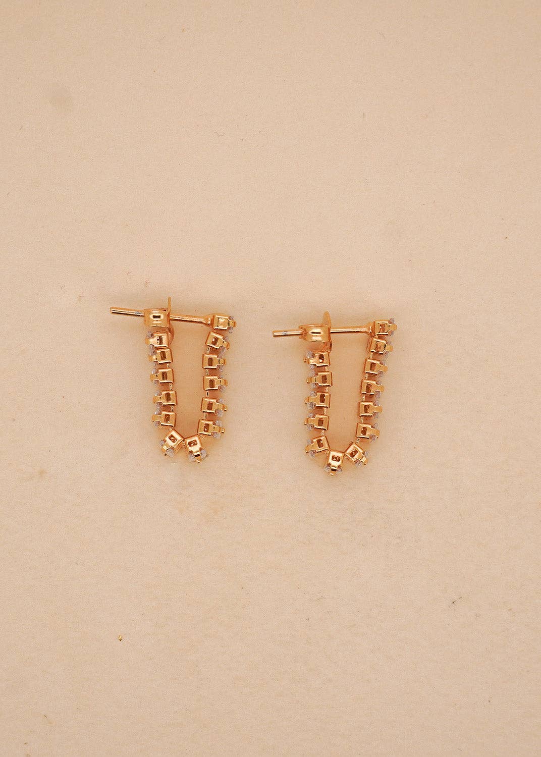 Paulina Otero - Clear Zirconia Baguette Ear Jackets