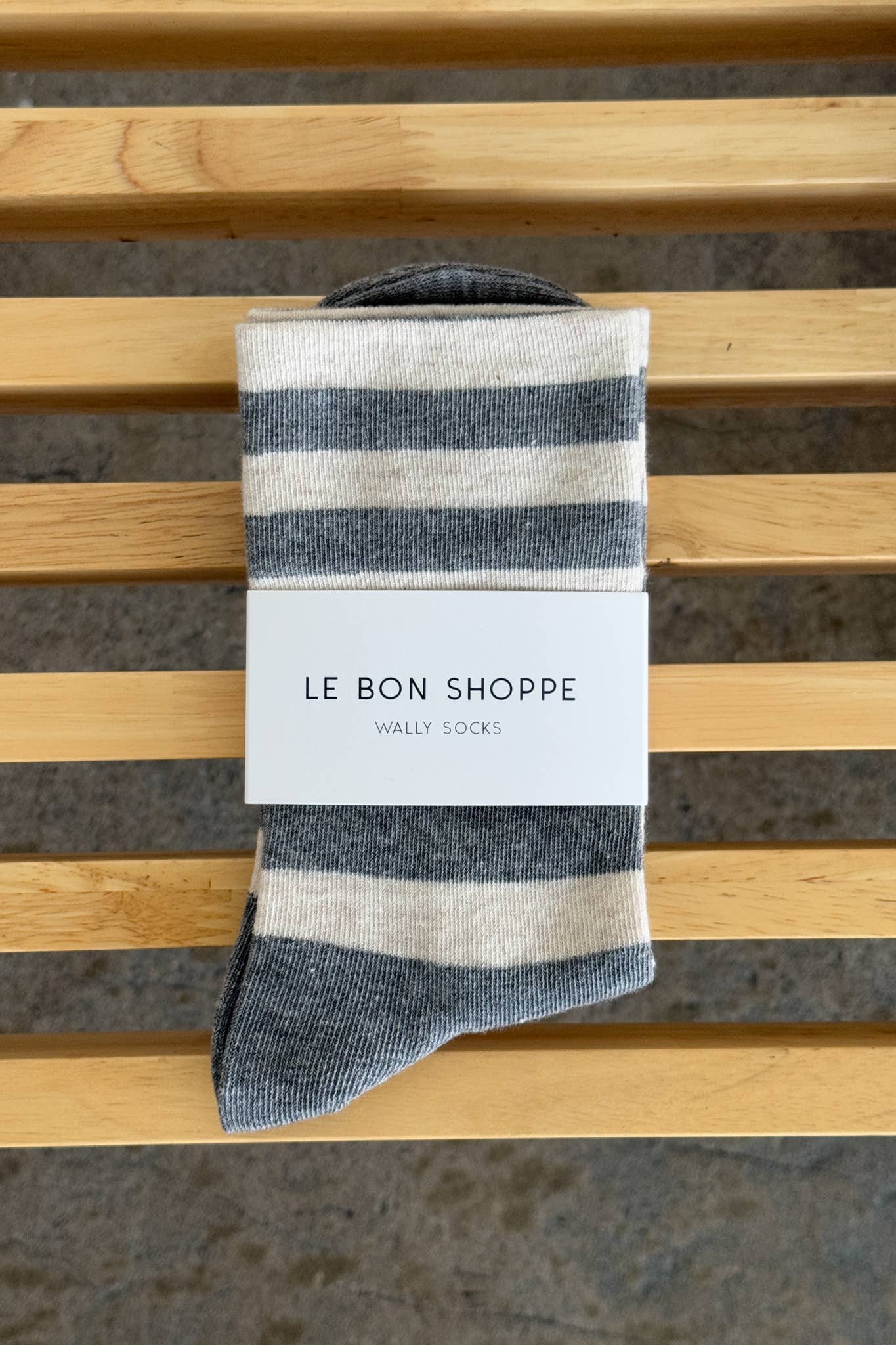 Le Bon Shoppe - Wally Socks: Wide / Pink Green