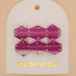 Paulina Otero - Vase Clips in Berry Stripes