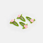 CHUNKS - Rosette Snap Clips in Blush