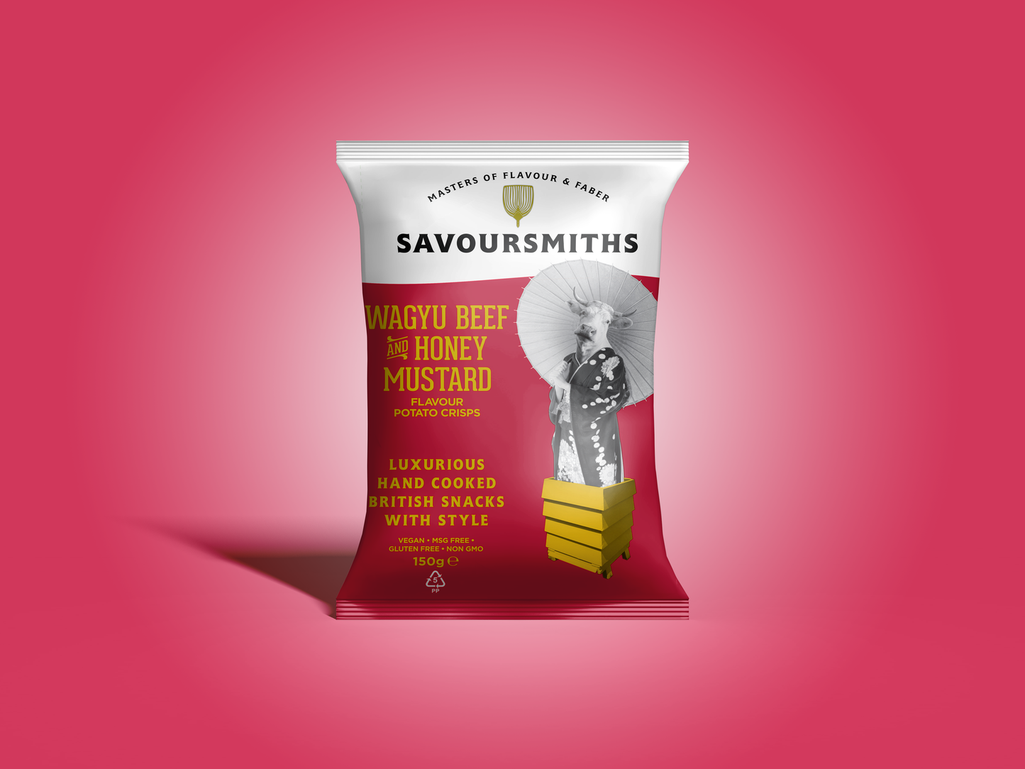 Savoursmiths Vegan Wagyu Beef Honey Mustard Crisps