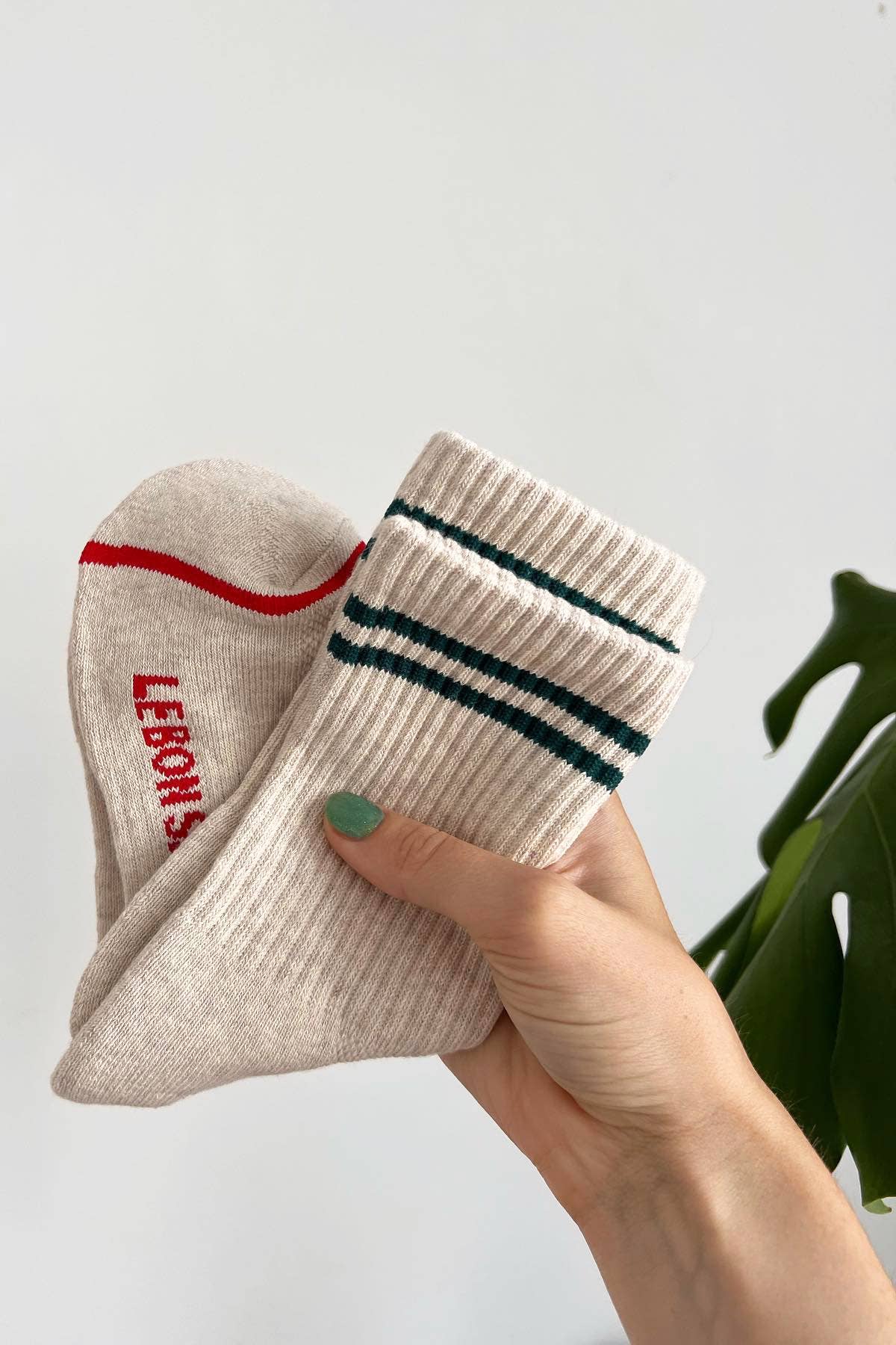 Le Bon Shoppe - Boyfriend Socks: Biscotti