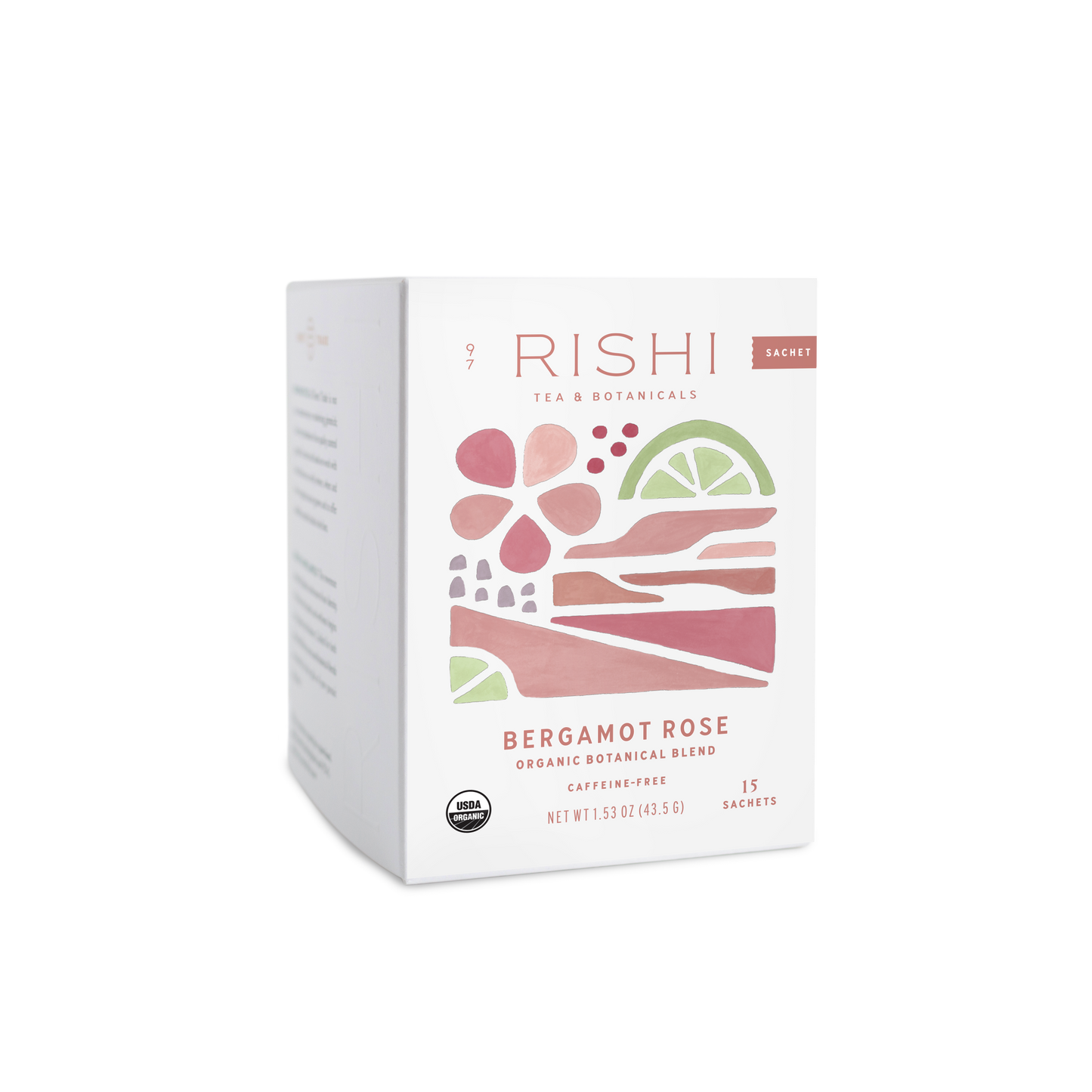 Rishi Tea & Botanicals - Bergamot Rose Organic Herbal Tea Sachets