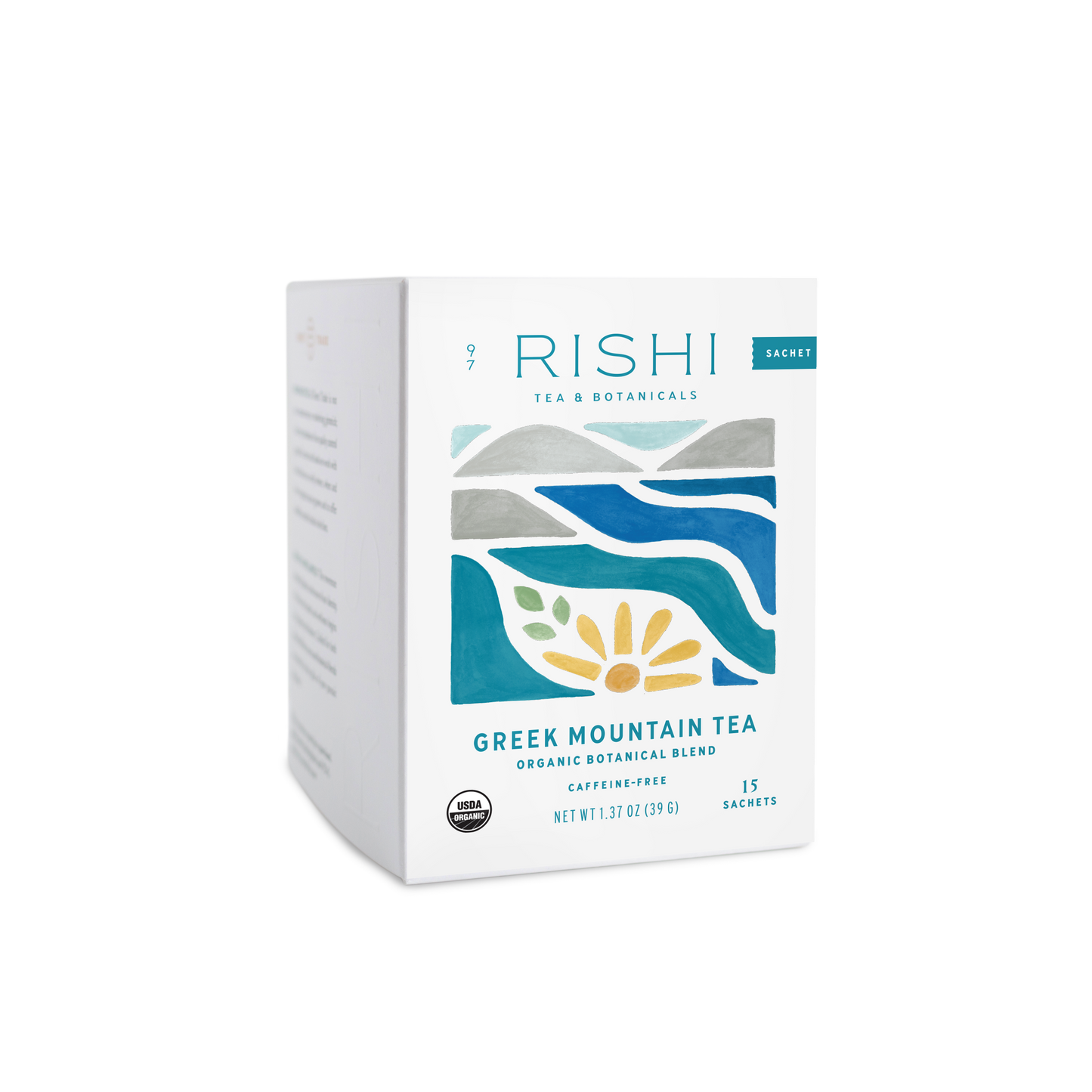 Rishi Tea & Botanicals - Greek Mountain Tea Organic Herbal Tea Sachets