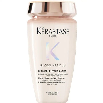 Gloss Absolu-Bain Créme Hydra-Glaze Shampooing hydra-illuminant