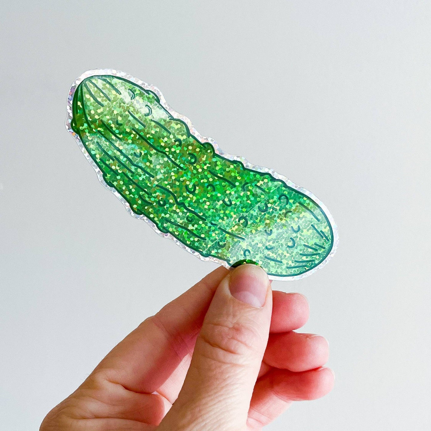 Jenny Lemons - Glitter Pickle Sticker