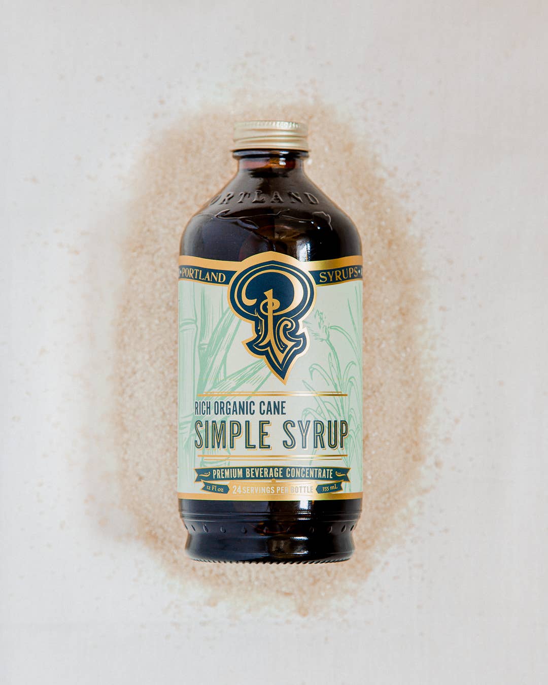 Portland Syrups - Organic Cane Sugar Simple Syrup 12 oz