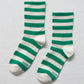 Le Bon Shoppe - Wally Socks: Wide / Green Stripe