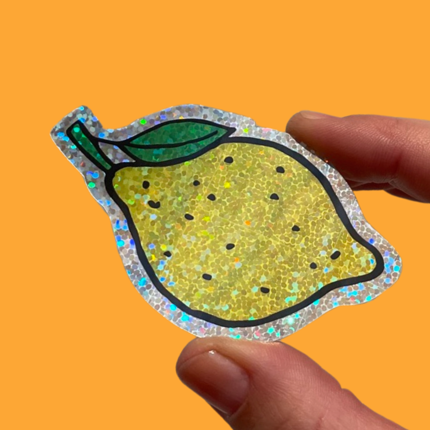 Jenny Lemons - Glitter Lemon Sticker