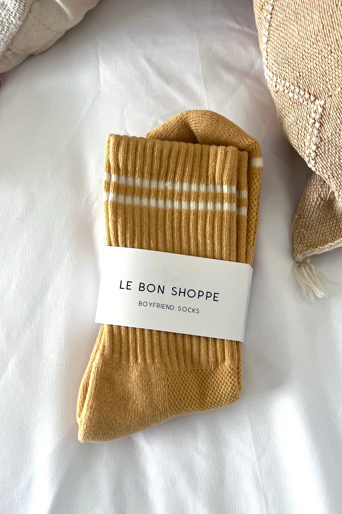 Le Bon Shoppe - Boyfriend Socks: Biscotti