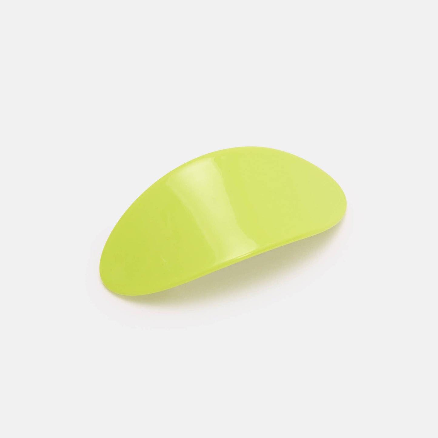 CHUNKS - Oval Barrette in Lime