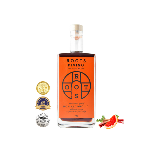 Roots Divino 0% alc vermouths - Roots Divino Rosso Non Alcoholic Vermouth - Award Winning