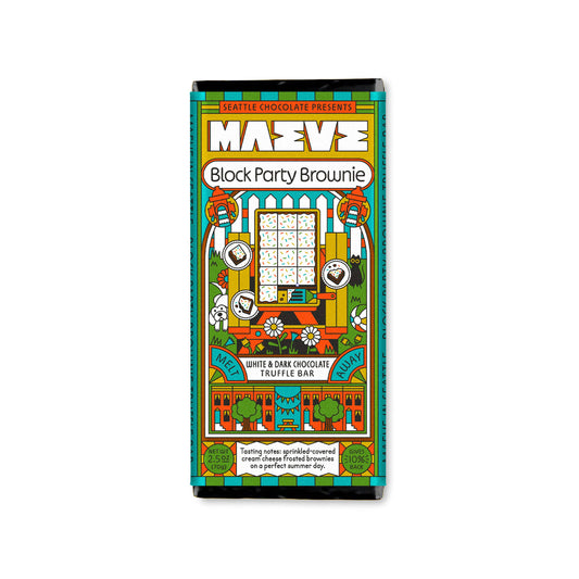 Seattle Chocolate Presents Maeve - Block Party Brownie Truffle Bar