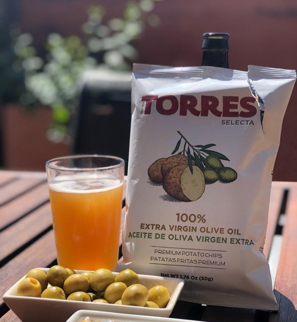 Torres Gourmet Potato Chips - 100% Virgin Olive Oil 125g