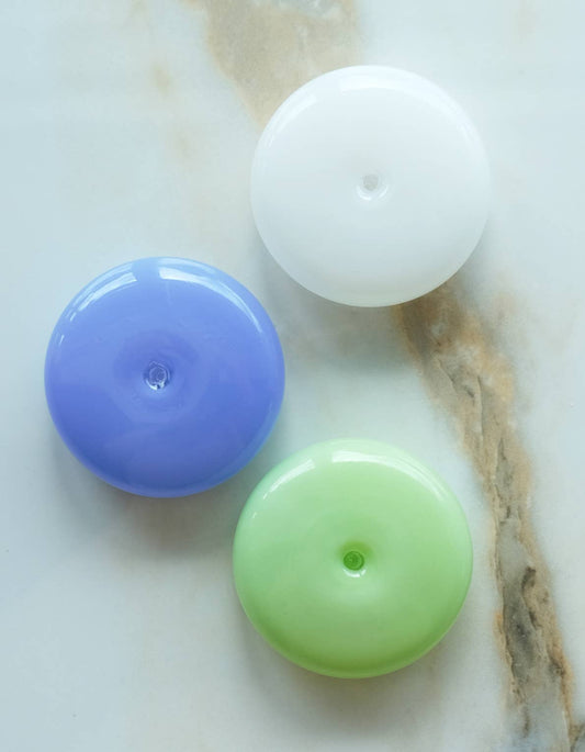 BOTANICA - Bubble Incense Holder: Jade Milk Glass