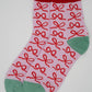 Nettle Studios - Women’s Cotton Ankle Socks - Lavender Bows