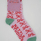 Nettle Studios - Women’s Cotton Ankle Socks - Lavender Bows