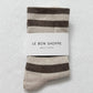 Le Bon Shoppe - Wally Socks: Wide / Green Stripe