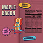 Louisville Vegan Jerky Co. - Vegan & Plant Based Maple Bacon Jerky 3 oz: Single Bag