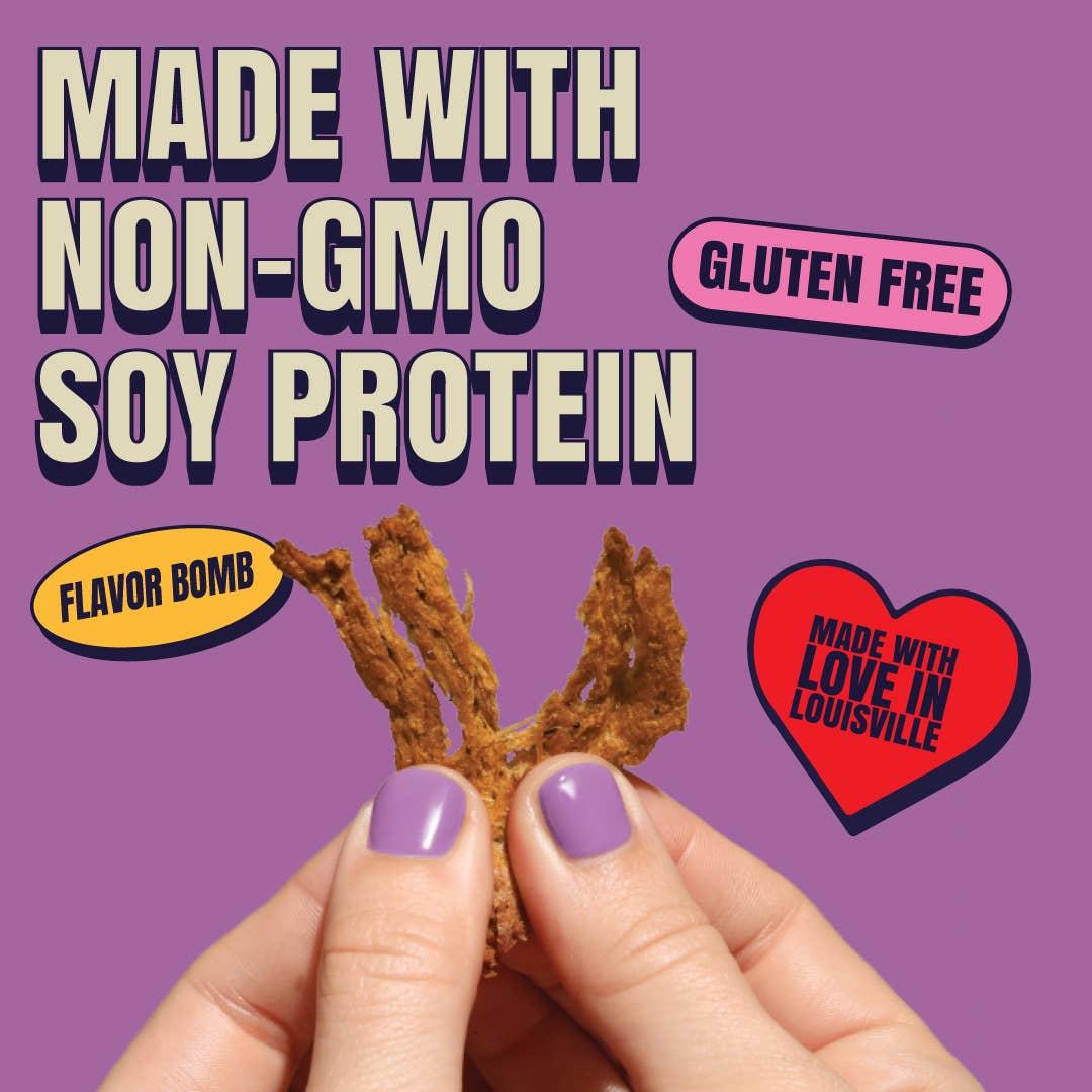 Louisville Vegan Jerky Co. - Vegan & Plant Based General Tso's Jerky 3 oz