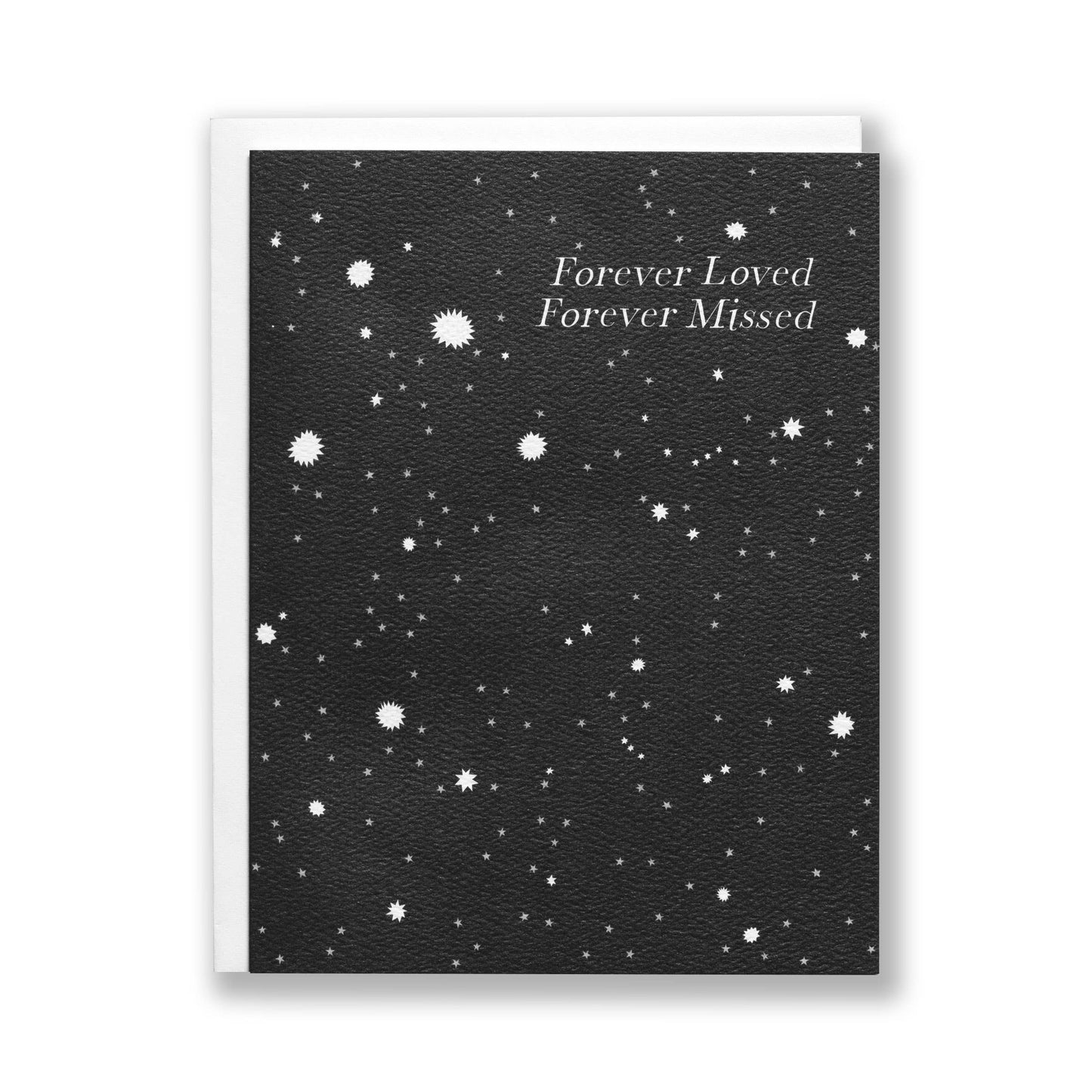 Banquet Workshop - Forever Loved Forever Missed - Sympathy Note Card