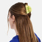 CHUNKS - Juno Claw in Lime + Cream Plaid