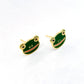 Jenny Lemons - 22k Gold Frog Enamel Earrings