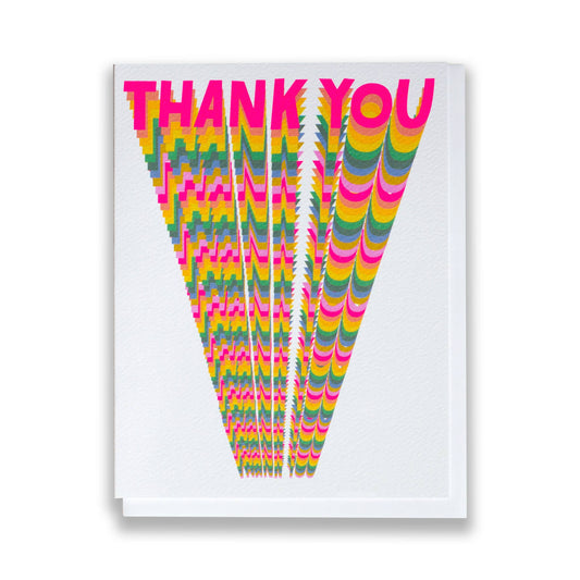 Banquet Workshop - Infinite Rainbow Thank You Note Card