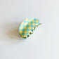 Rounded Check Hair Claw