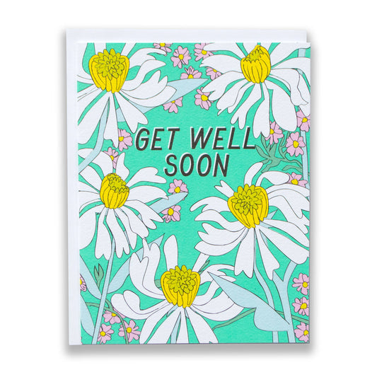 Banquet Workshop - Get Well Soon Daisies Note Card